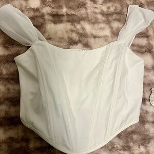 Altar'd State Corset Crop Top Bustier Size Small